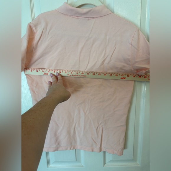 Brooks Brothers Pink Polo 100% Cotton Knit Shirt Women’s Large Classic - Picture 4 of 6